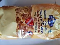 Mängden socker i Nouilles bouclées Pâtes d\'Alsace