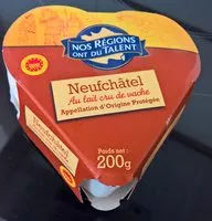 Mängden socker i Neufchâtel au lait cru de vache