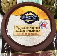 Mängden socker i Rillettes du Mans