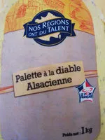 Mängden socker i Palette à La Diable Alsacienne, Nos Régions Ont Du Talent
