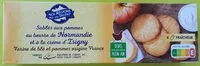 Mängden socker i Sablés aux pommes au beurre de Normandie