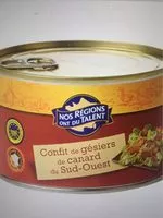 Mängden socker i Gesiers confits canard
