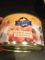 Mängden socker i Confit de Canard du sud-ouest