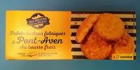Mängden socker i Palets bretons fabriqués à Pont-Aven