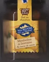Mängden socker i Mirabelles de Lorraine