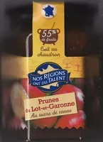 Mängden socker i Prunes du Lot et Garonne