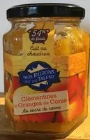 Mängden socker i Clémentines et Oranges de Corse cuit au chaudron