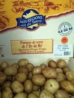 Mängden socker i Pommes De Terre Ile De Ré