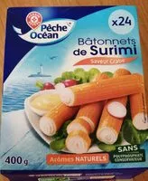 Mängden socker i Bâtonnets de surimi