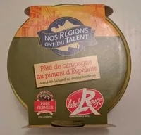 Mängden socker i Pâté de campagne au piment d'Espelette