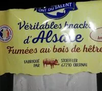 Mängden socker i Véritables knacks d'Alsace
