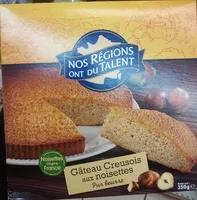 Mängden socker i Gâteau Creusois aux noisettes