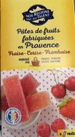 Mängden socker i Pâtes de fruits Fraise-Cerise-Framboise