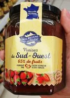 Mängden socker i Préparation de fraises du sud-ouest