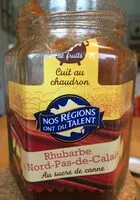 Mängden socker i Rhubarbe du Nord-Pas-de-calais