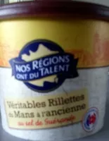 Mängden socker i Véritables rillettes du Mans à l'ancienne au sel de Guérande