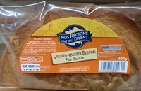 Mängden socker i Quatre-quarts breton pur beurre