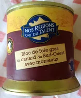 Mängden socker i Bloc De Foie Gras Canard