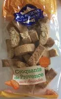 Mängden socker i Croquants de Provence aux Amandes