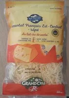 Mängden socker i Emmental râpé français Est-Central