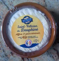 Mängden socker i St Félicien Coupelle25%mg Nos Régions ont du Talent