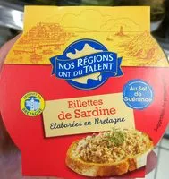 Mängden socker i Rillettes de sardines