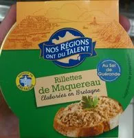 Mängden socker i Rillettes de maquereau