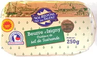 Mängden socker i Beurre d'Isigny - Cristaux de sel de Guérande