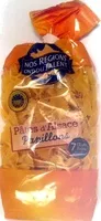 Mängden socker i Pâtes d'Alsace Papillons (7 Œufs Frais par kilo de semoule)