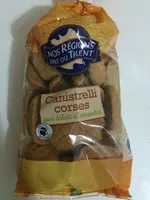 Mängden socker i Canistrelli de Corse aux d'amandes