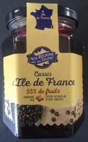 Mängden socker i Cassis d'Ile-de-France au Sucre de Canne