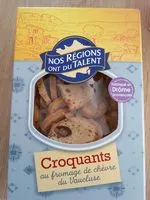 Mängden socker i Croquants au fromage de chèvre du vaucluse