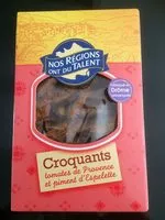 Mängden socker i Croquants tomate/piment NRDT