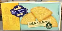 Mängden socker i Sablés du Nord