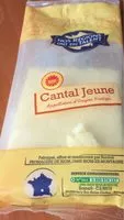 Mängden socker i Cantal AOP jeune