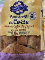 Mängden socker i Biscuits Canistrelli figue noix