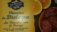 Mängden socker i Florentins de Bretagne au chocolat et orange