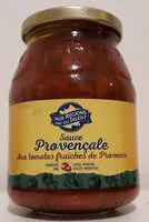 Mängden socker i Sauce Provençale aux tomates fraîches de provence