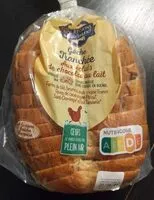 Mängden socker i Gâche tranchée aux éclats de chocolat au lait