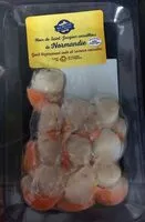 Mängden socker i Noix de Saint-Jacques coraillées de Normandie Pavillon France