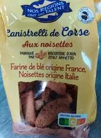Mängden socker i Canistrelli de Corse aux noisettes