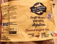 Mängden socker i Confit de Canard