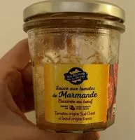 Mängden socker i Sauce aux tomates de Marmande (cuisinée au boeuf)