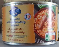 Mängden socker i Cassoulet de Castelnaudary pur porc