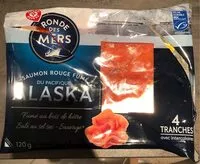 Mängden socker i Saumon rouge fumé Alaska
