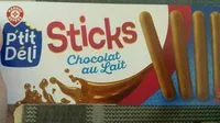 Mängden socker i Sticks chocolat au lait