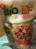 Mängden socker i muesli croutillant fruits secs