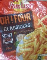 Mängden socker i Frites au four