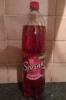 Mängden socker i Diabolo grenadine Sprink's