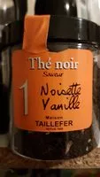 Mängden socker i Thé Noir saveur Noisette Vanille